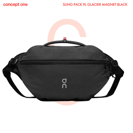 ON SLING PACK 9L GLACIER MAGNET BLACK 2UF3016230 (U)