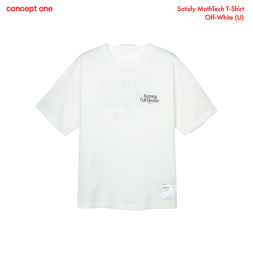 Satisfy MothTech T-Shirt Off-White (U)