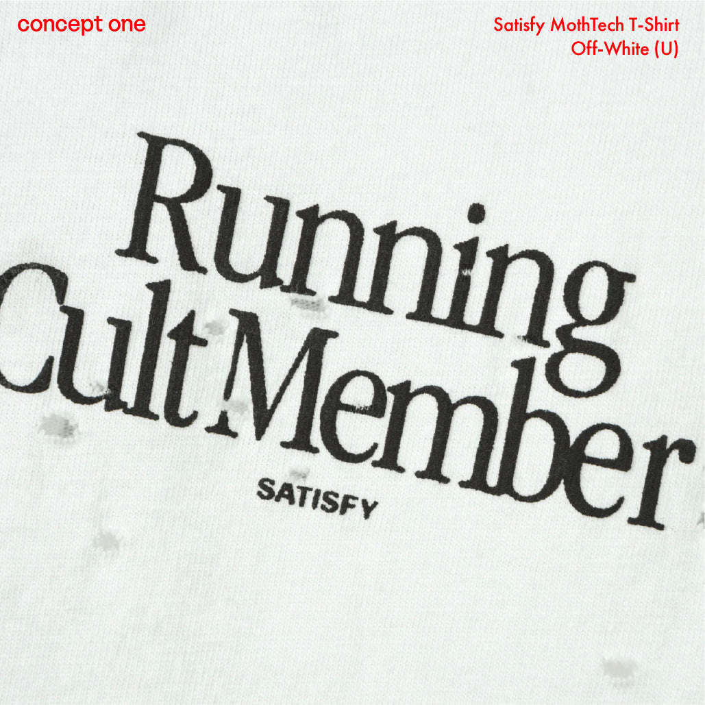 Satisfy MothTech T-Shirt Off-White (U)