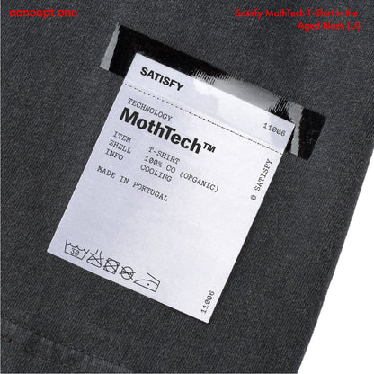 Satisfy MothTech T-Shirt in the Aged Black (U)