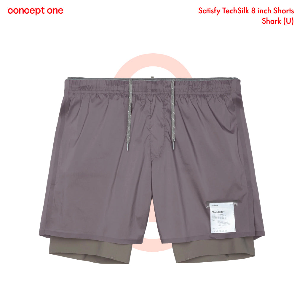 Satisfy TechSilk 8 inch Shorts Shark (U)