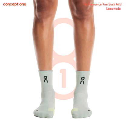 Perormance Run Sock Mid Lemonade 2UF10054781