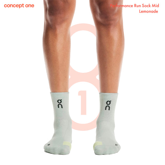 Perormance Run Sock Mid Lemonade 2UF10054781