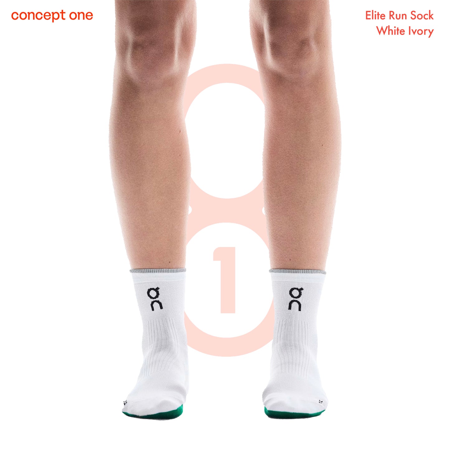 Elite Run Sock White Ivory 2UF10430924