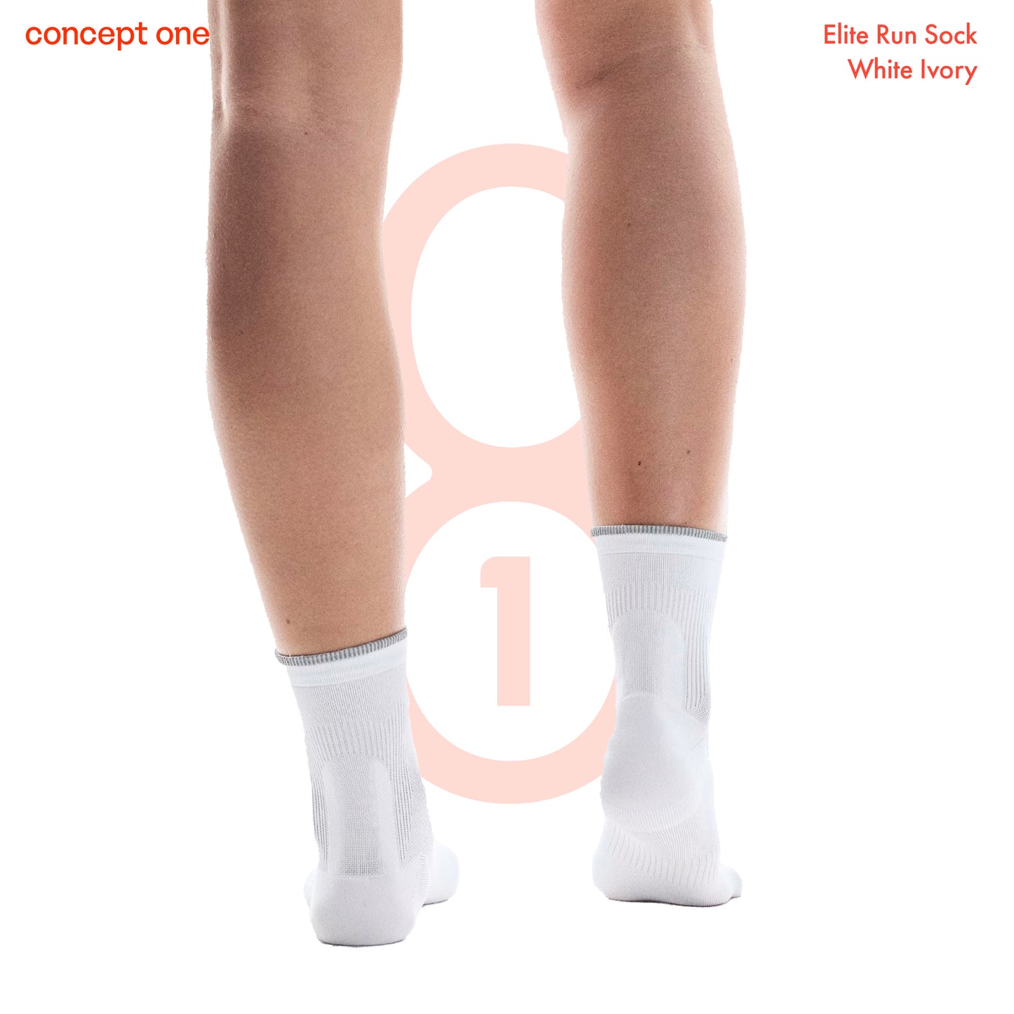 Elite Run Sock White Ivory 2UF10430924
