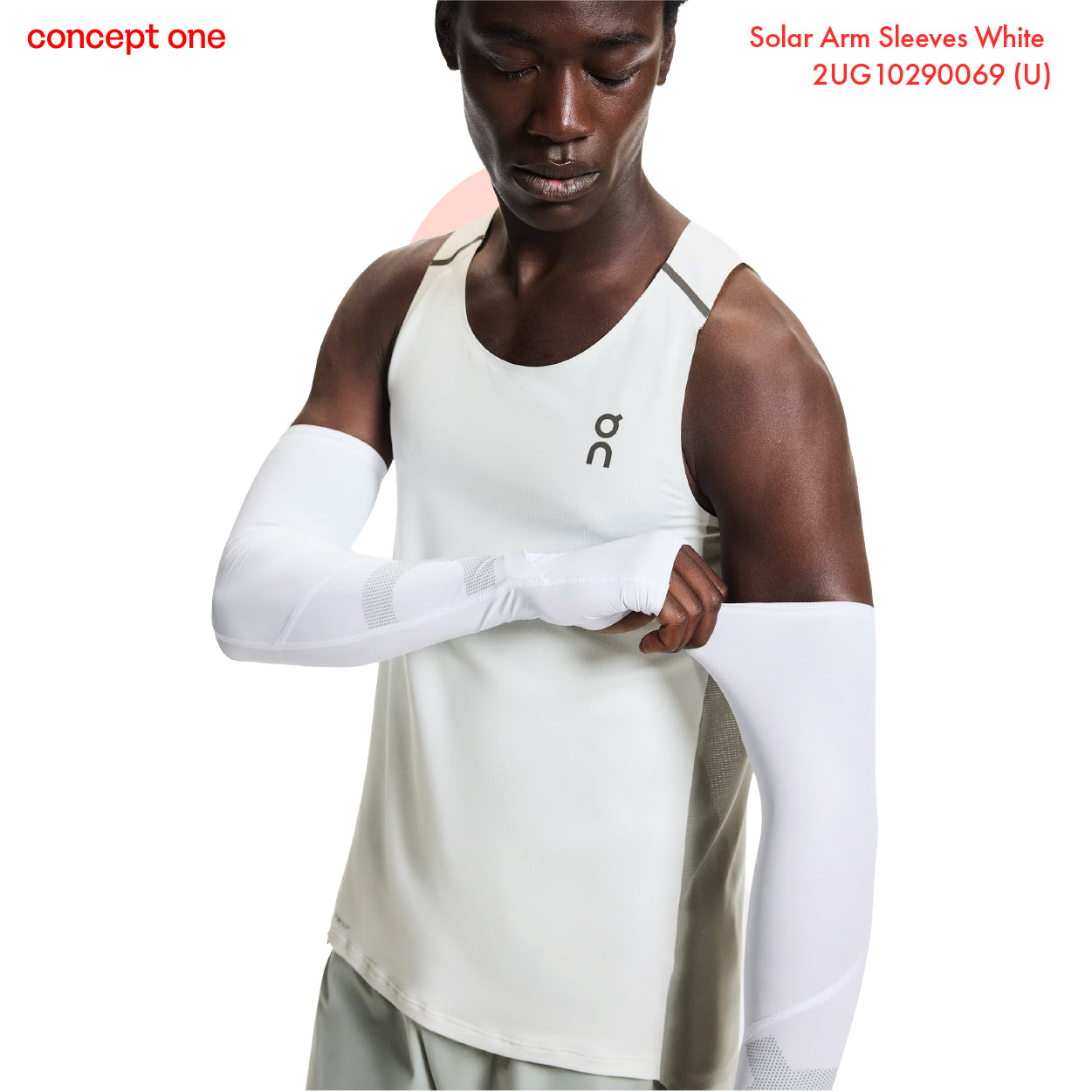 Solar Arm Sleeves White 2UG10290069 (U)