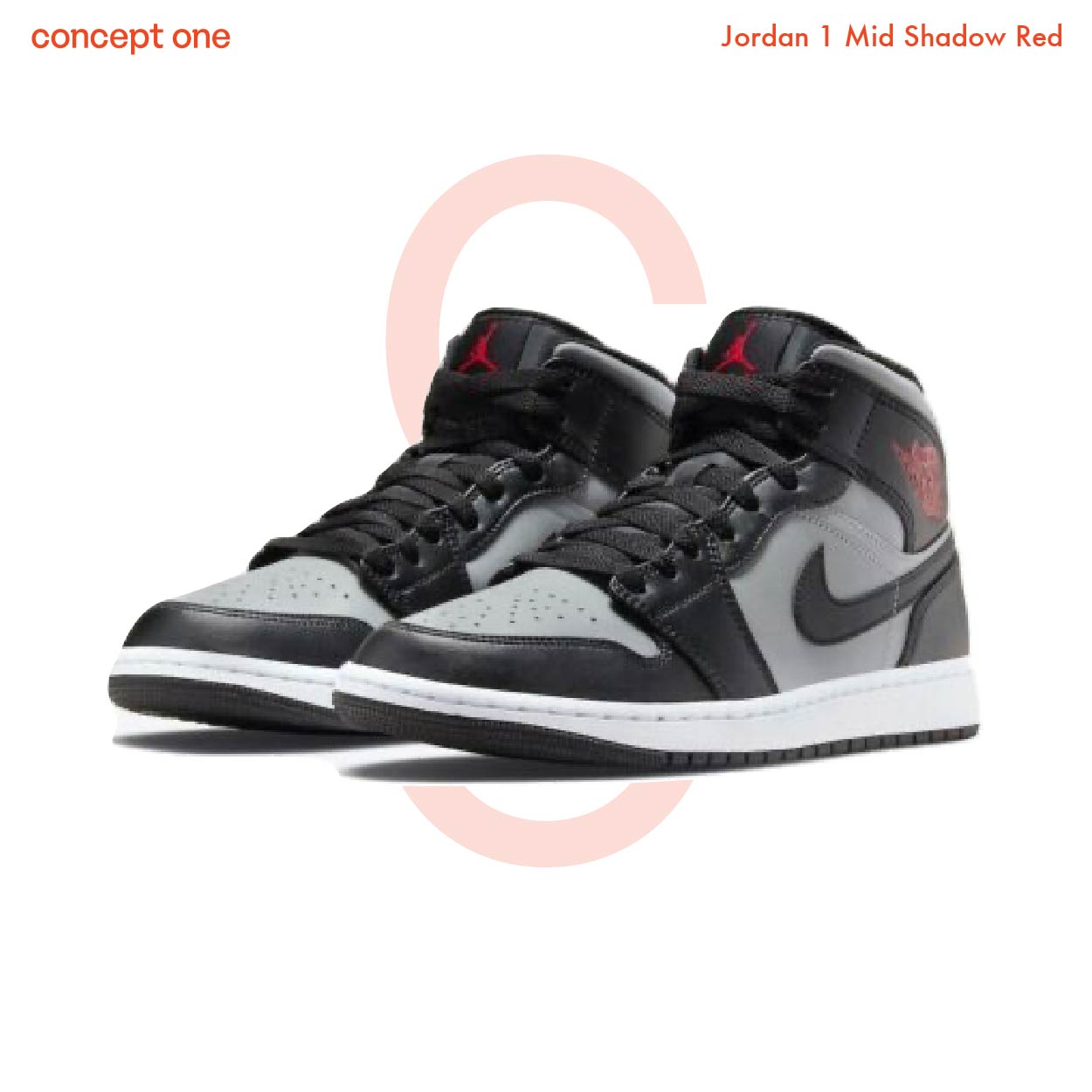 Jordan 1 Mid Shadow Red (M)