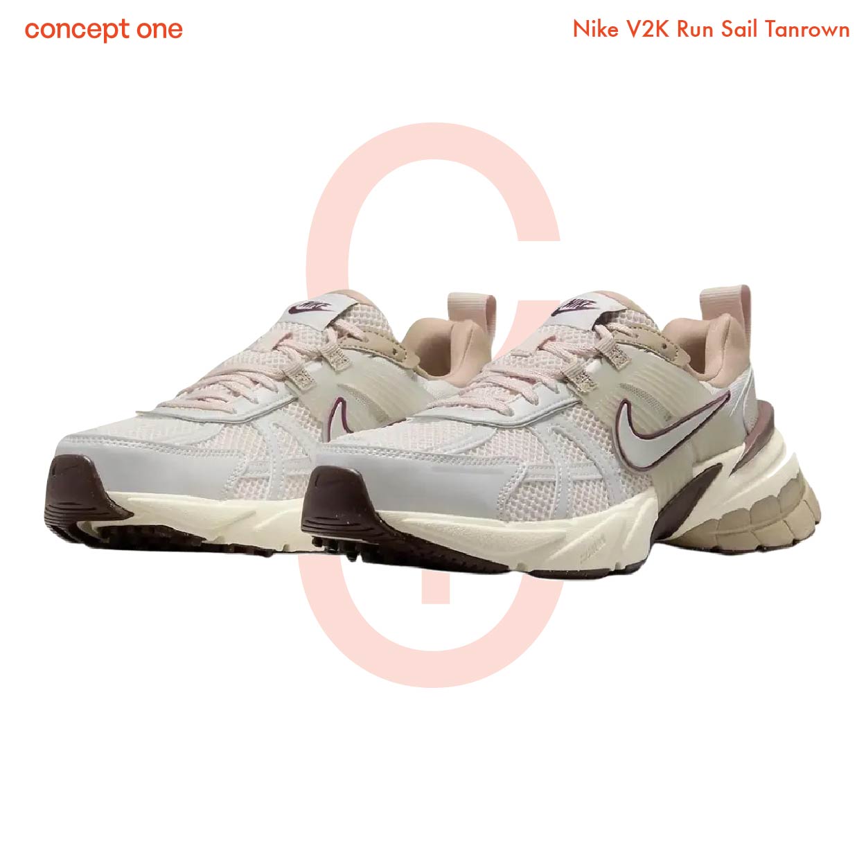 Nike V2K Run Sail Tanrown (W)