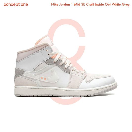 Nike Jordan 1 Mid SE Craft Inside Out White Grey (M)