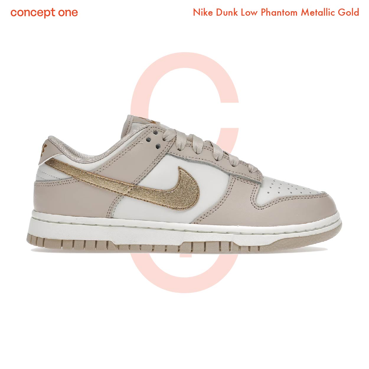 Nike Dunk Low Phantom Metallic Gold (W)