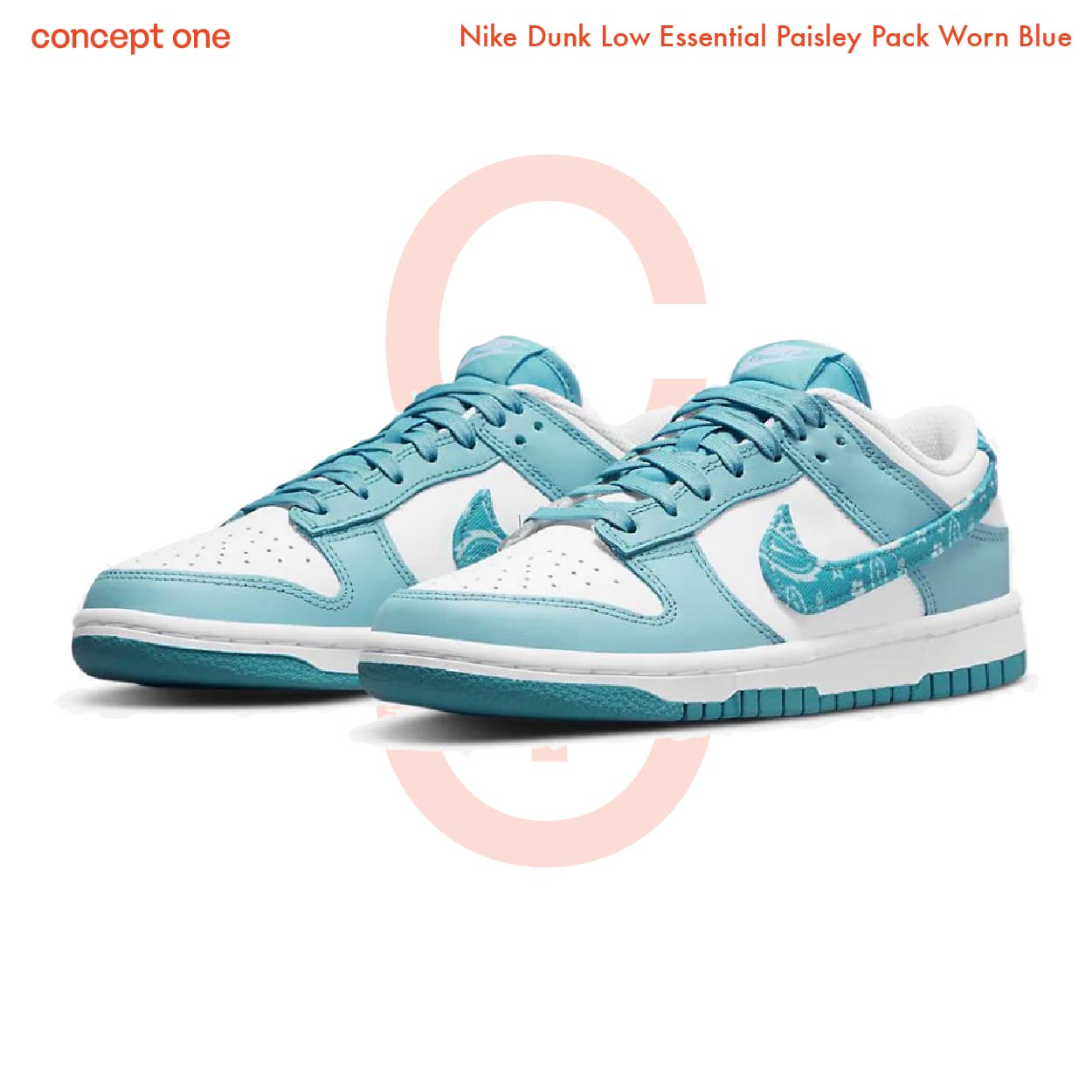 Nike Dunk Low Essential Paisley Pack Worn Blue (W)