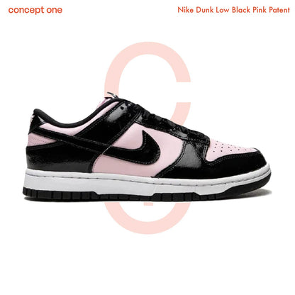 Nike Dunk Low Black Pink Patent (W)