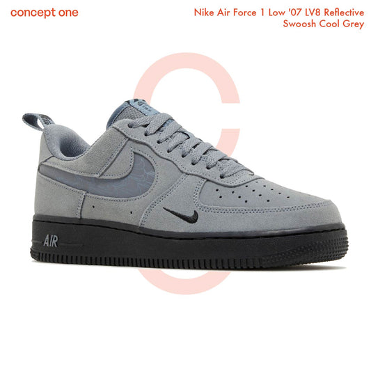 Nike Air Force 1 Low '07 LV8 Reflective Swoosh Cool Grey (M)