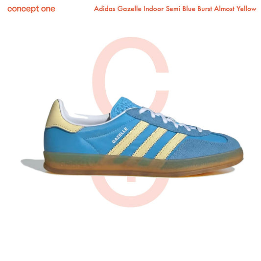 Adidas Gazelle Indoor Semi Blue Burst Almost Yellow (W)