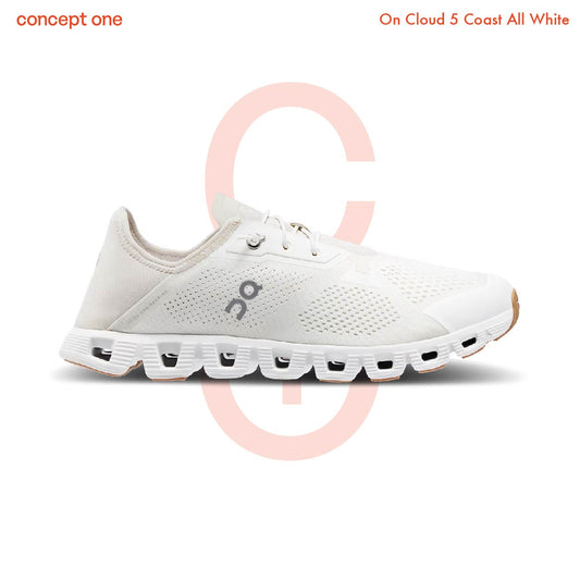 On Cloud 5 Coast All White 3WD10540108 (W)