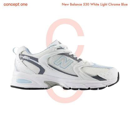 New Balance 530 White Light Chrome Blue (M)