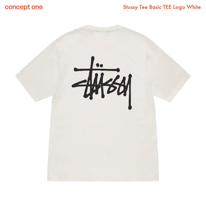 Stussy Tee Basic TEE Logo White