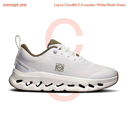 Loewe Cloudtilt 2.0 sneaker White/Khaki Green M929282X302008 (M)