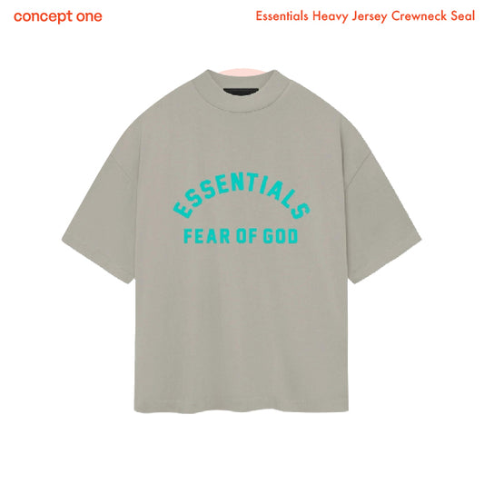 Essentials Heavy Jersey Crewneck Seal (SS24)