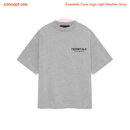 Essentials Core Logo Light Heather Gray (FW24)