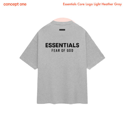 Essentials Core Logo Light Heather Gray (FW24)