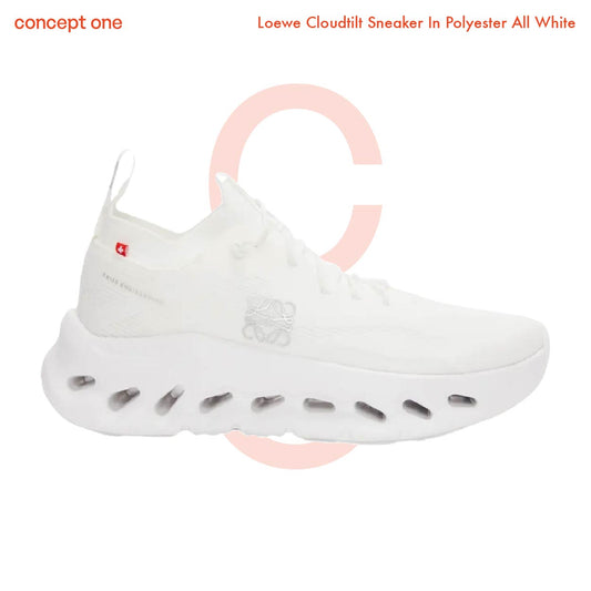 Loewe Cloudtilt Sneaker In Polyester All White (M)