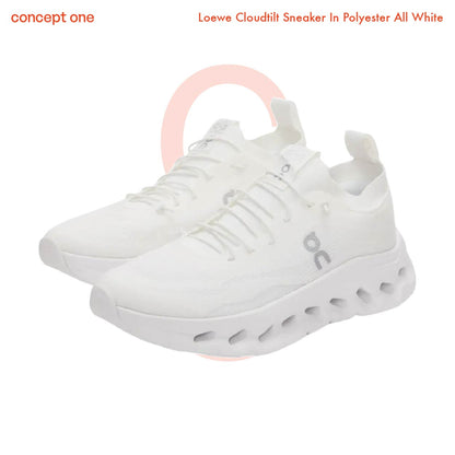 Loewe Cloudtilt Sneaker In Polyester All White (M)
