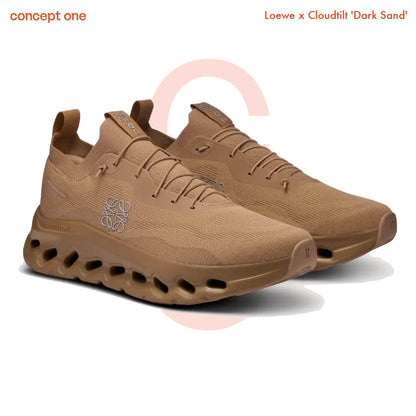 Loewe Cloudtilt Sneaker In Polyester Dark Sand (W)