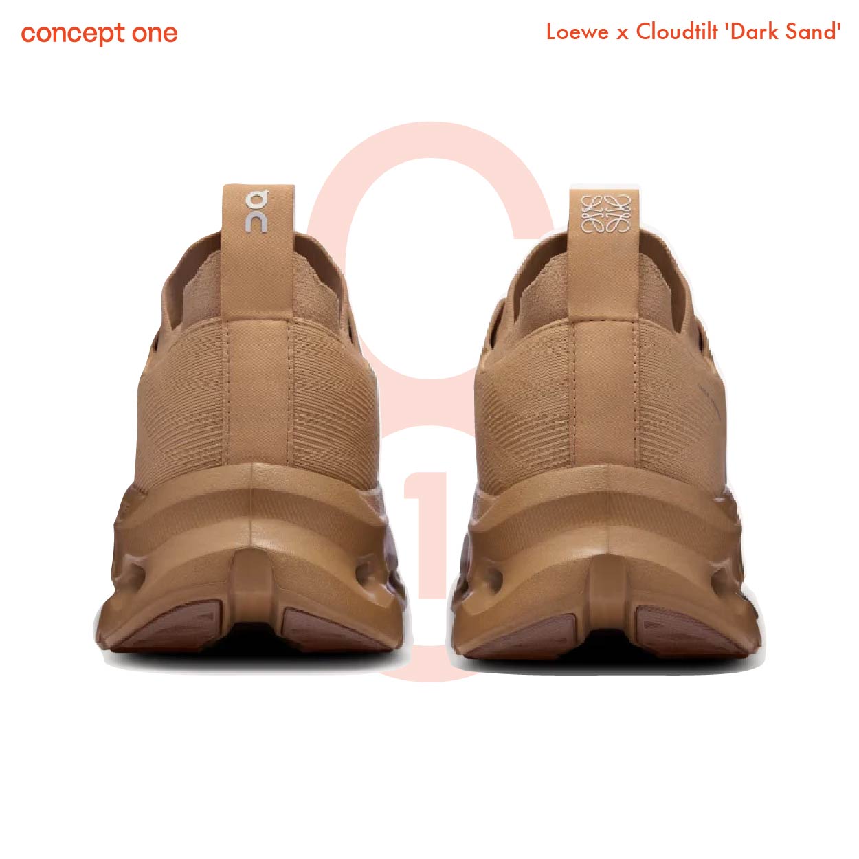 Loewe Cloudtilt Sneaker In Polyester Dark Sand (W)