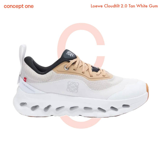 Loewe Cloudtilt 2.0 sneaker Tan White Gum 3ME10693510 (M)