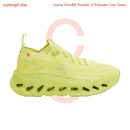 Loewe Cloudtilt Sneaker In Polyester Lime Green M929282X15-4280 (M)