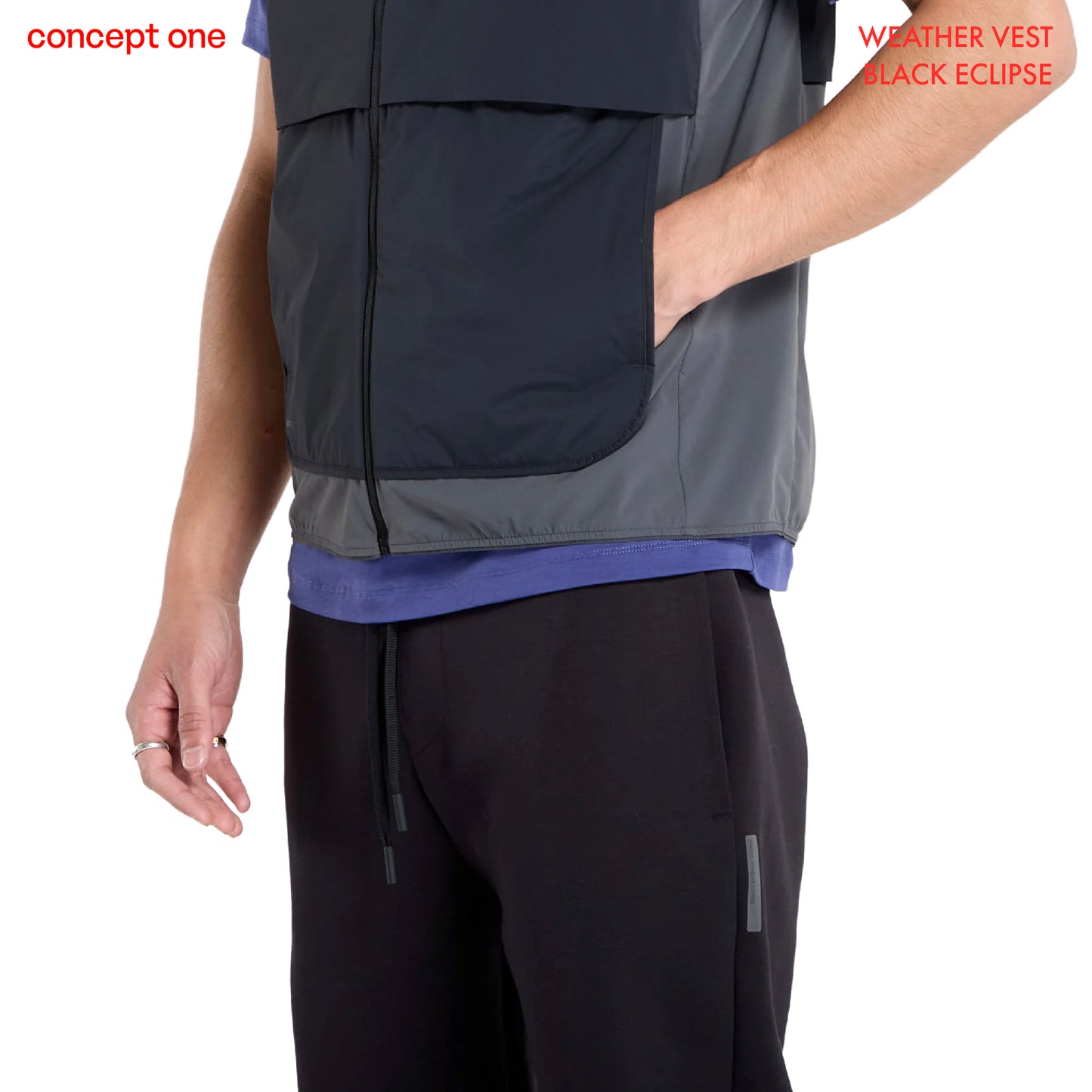WEATHER VEST BLACK ECLIPSE 1MF30190106
