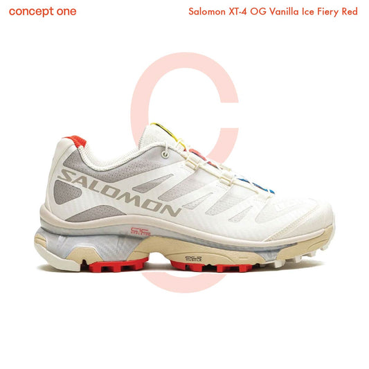 Salomon XT-4 OG Vanilla Ice Fiery Red (M)