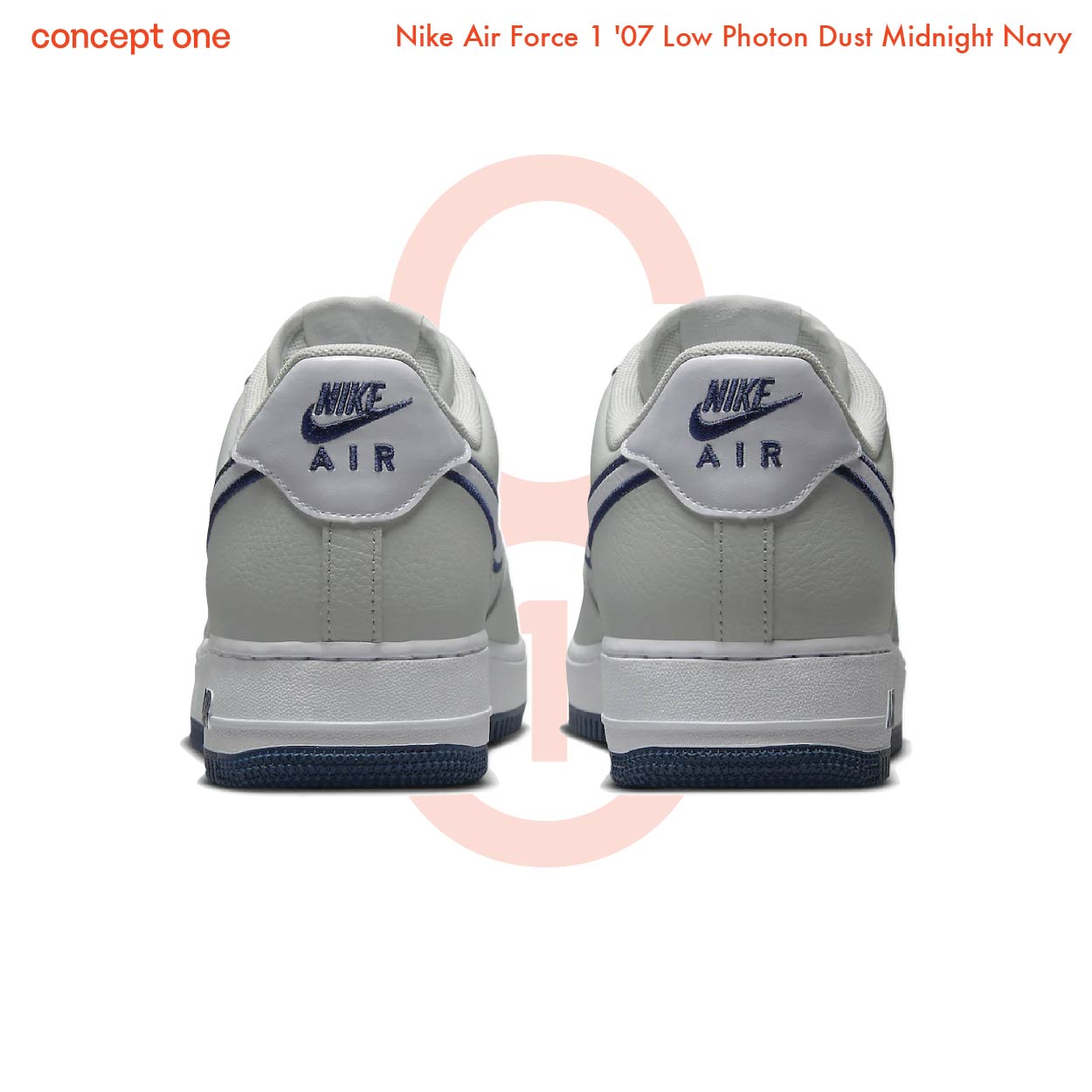 Nike Air Force 1 '07 Low Photon Dust Midnight Navy (M)