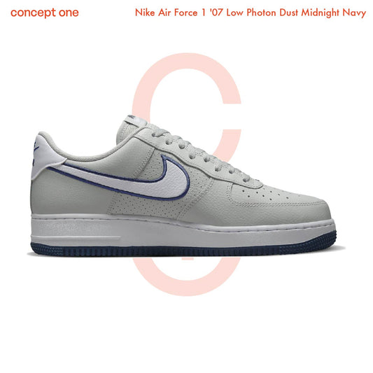 Nike Air Force 1 '07 Low Photon Dust Midnight Navy (M)