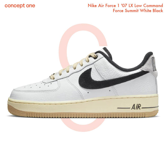 Nike Air Force 1 '07 LX Low Command Force Summit White Black (W)