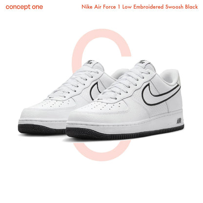 Nike Air Force 1 Low Embroidered Swoosh Black (M)