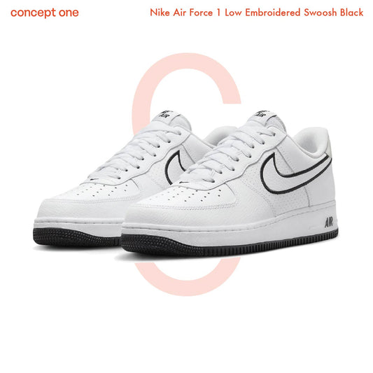 Nike Air Force 1 Low Embroidered Swoosh Black (M)