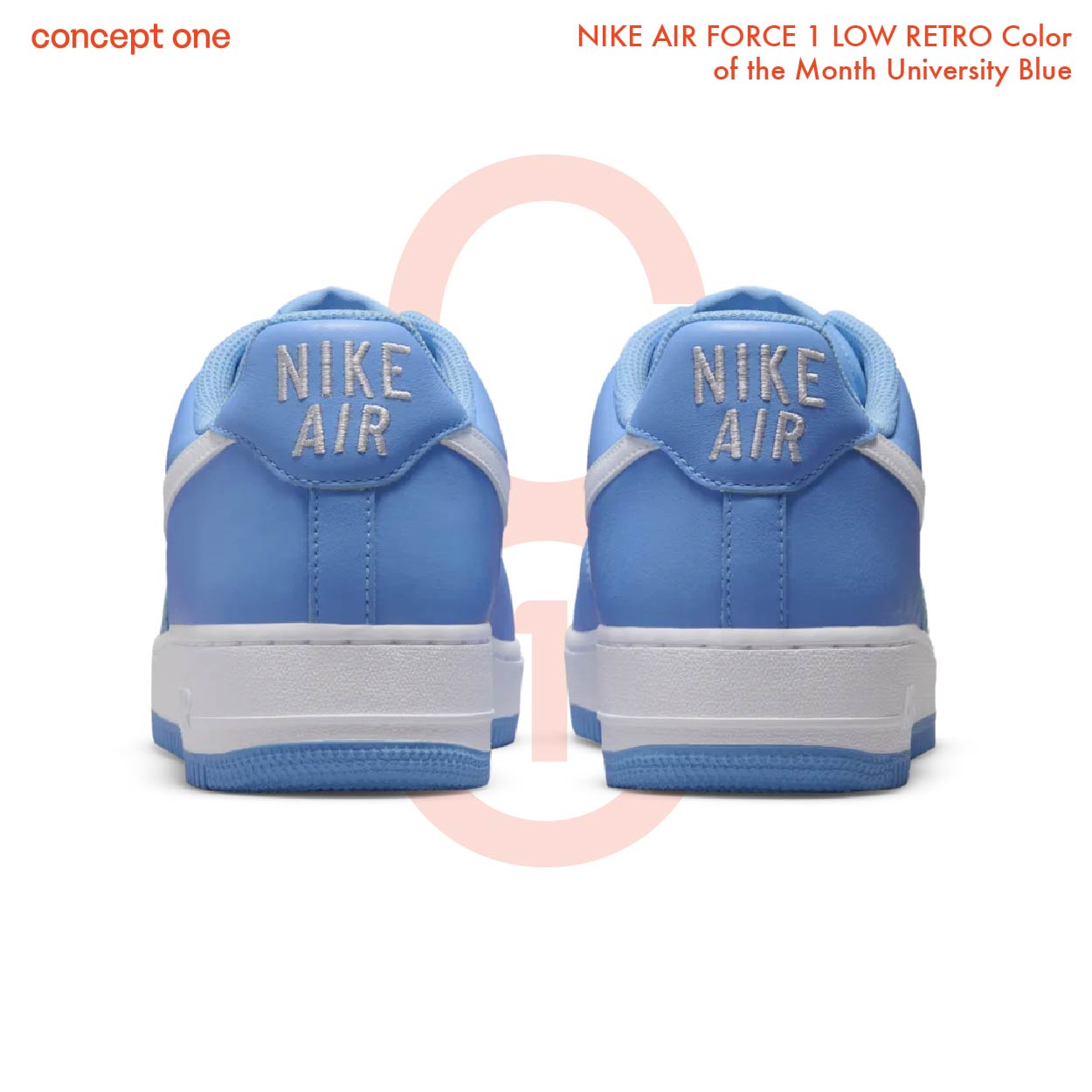 NIKE AIR FORCE 1 LOW RETRO Color of the Month University Blue (M)