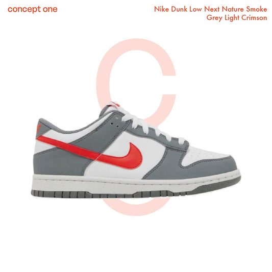 Nike Dunk Low Next Nature Smoke Grey Light Crimson (GS)