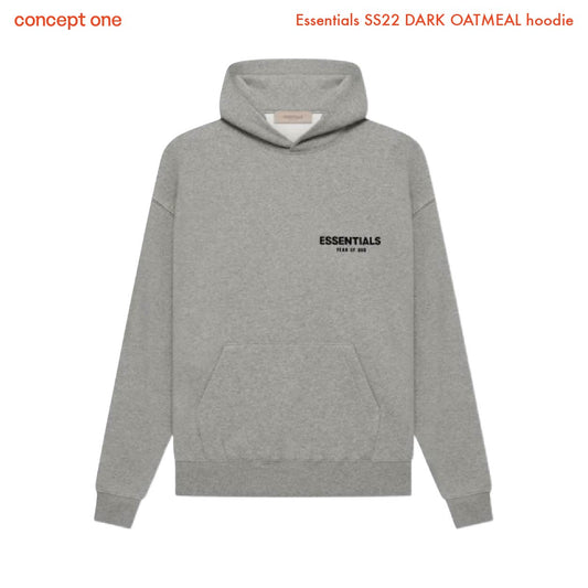 Essentials SS22 DARK OATMEAL hoodie