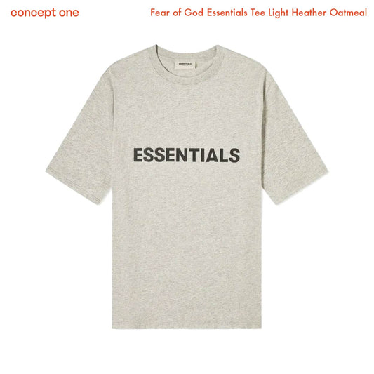 Fear of God ESSENTIALS Tee Light Heather Oatmeal (SS20)