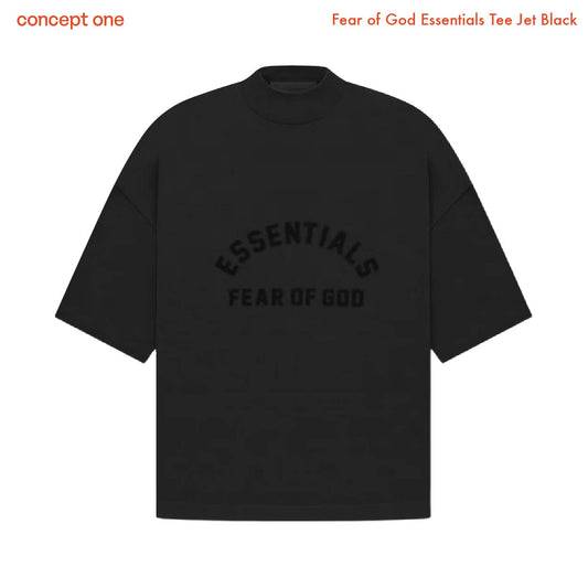 Fear of God Essentials Tee Jet Black (SS23)