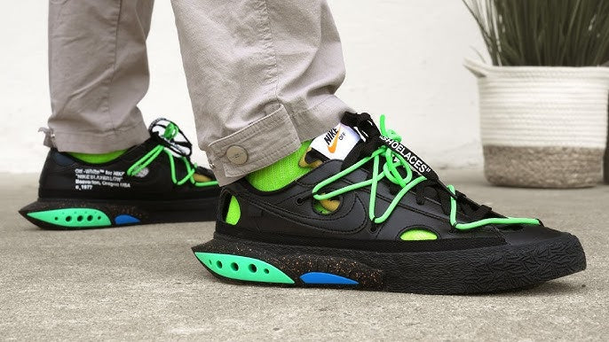 Nike Blazer Low Off-White Black Electro Green (M)