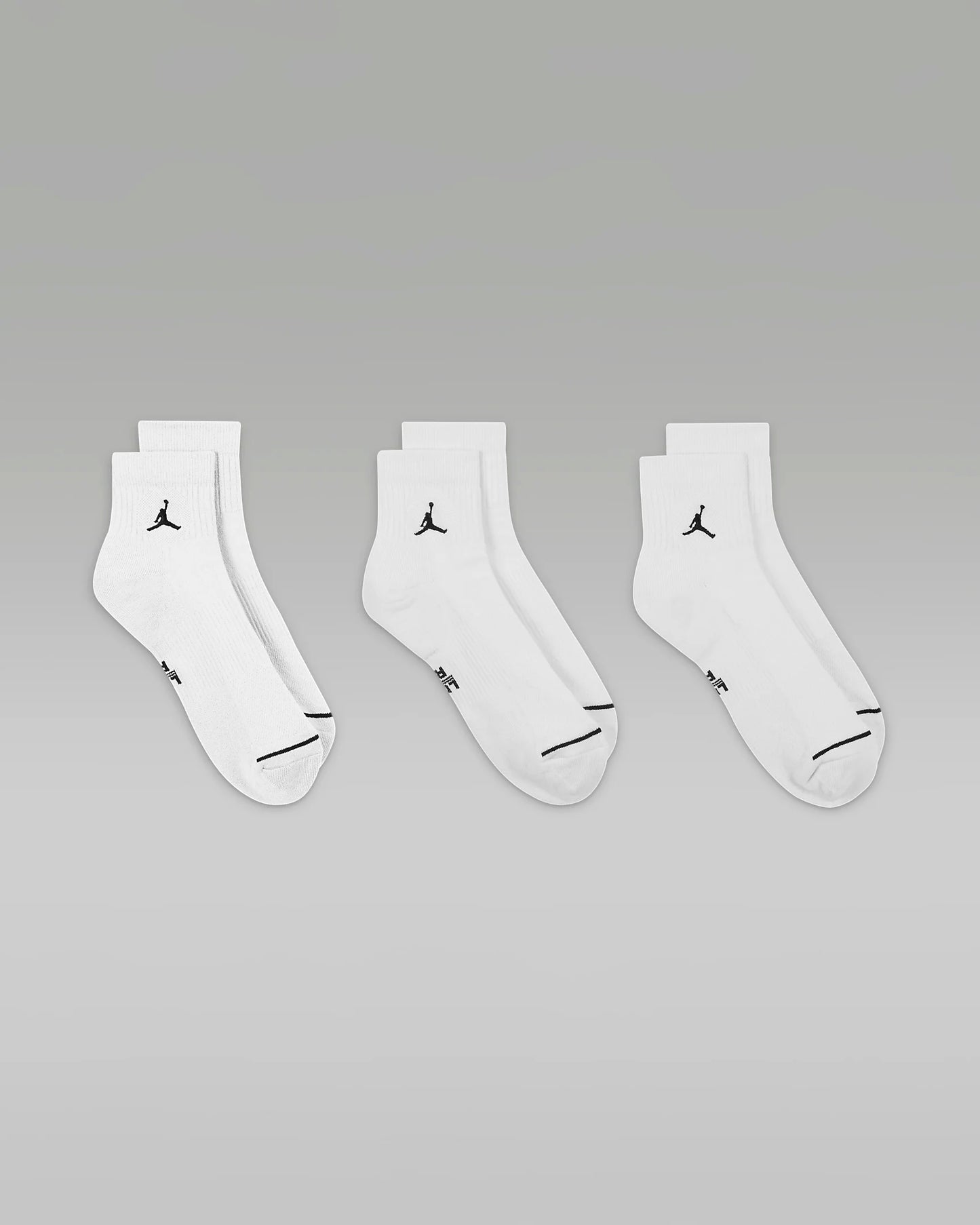 Jordan Everyday Ankle Socks all-white (3 Pairs)