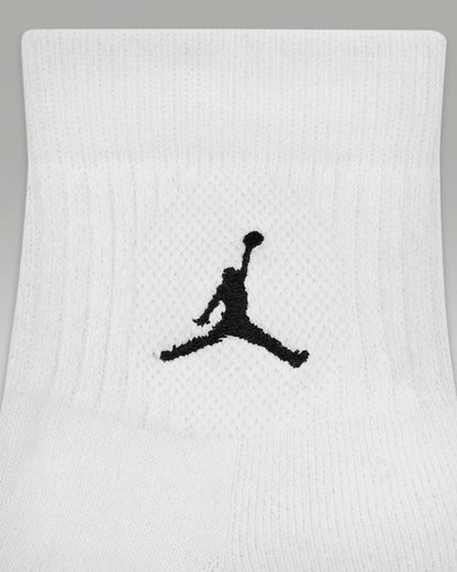 Jordan Everyday Ankle Socks all-white (3 Pairs)