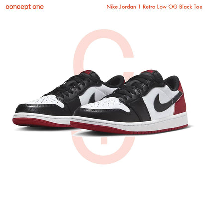 Nike Jordan 1 Retro Low OG Black Toe (2023) (M)