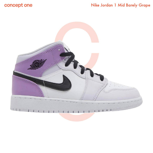 Nike Jordan 1 Mid Barely Grape (GS)