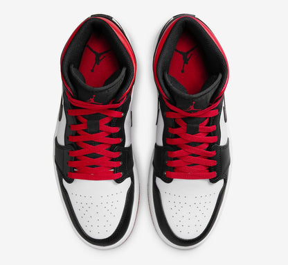 Jordan 1 Mid White Black Red (2022) 554724079 (M)