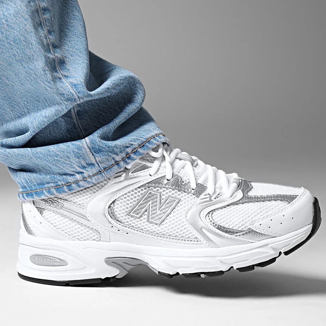 New Balance 530 White Silver Metallic (M)